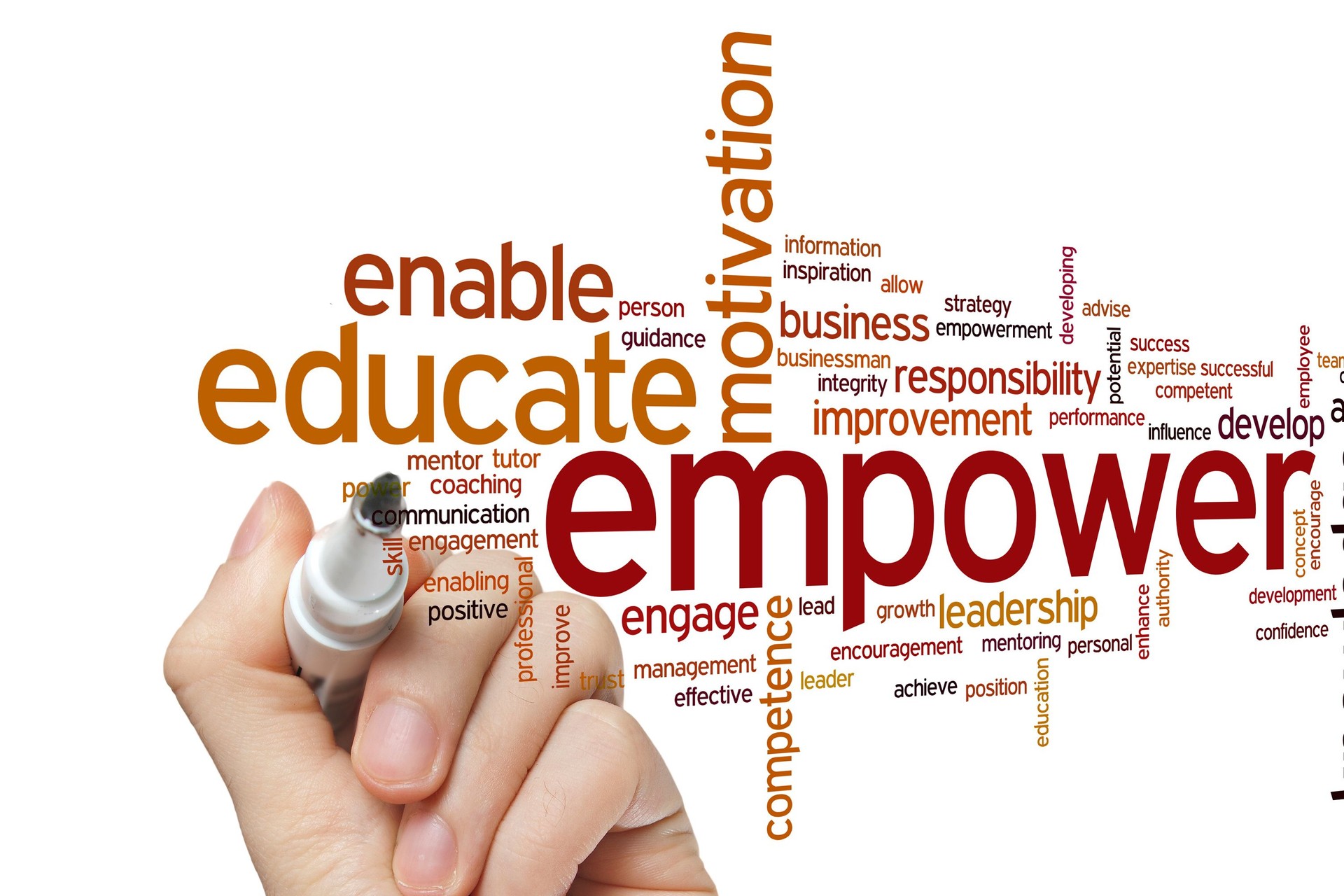 Empower word cloud