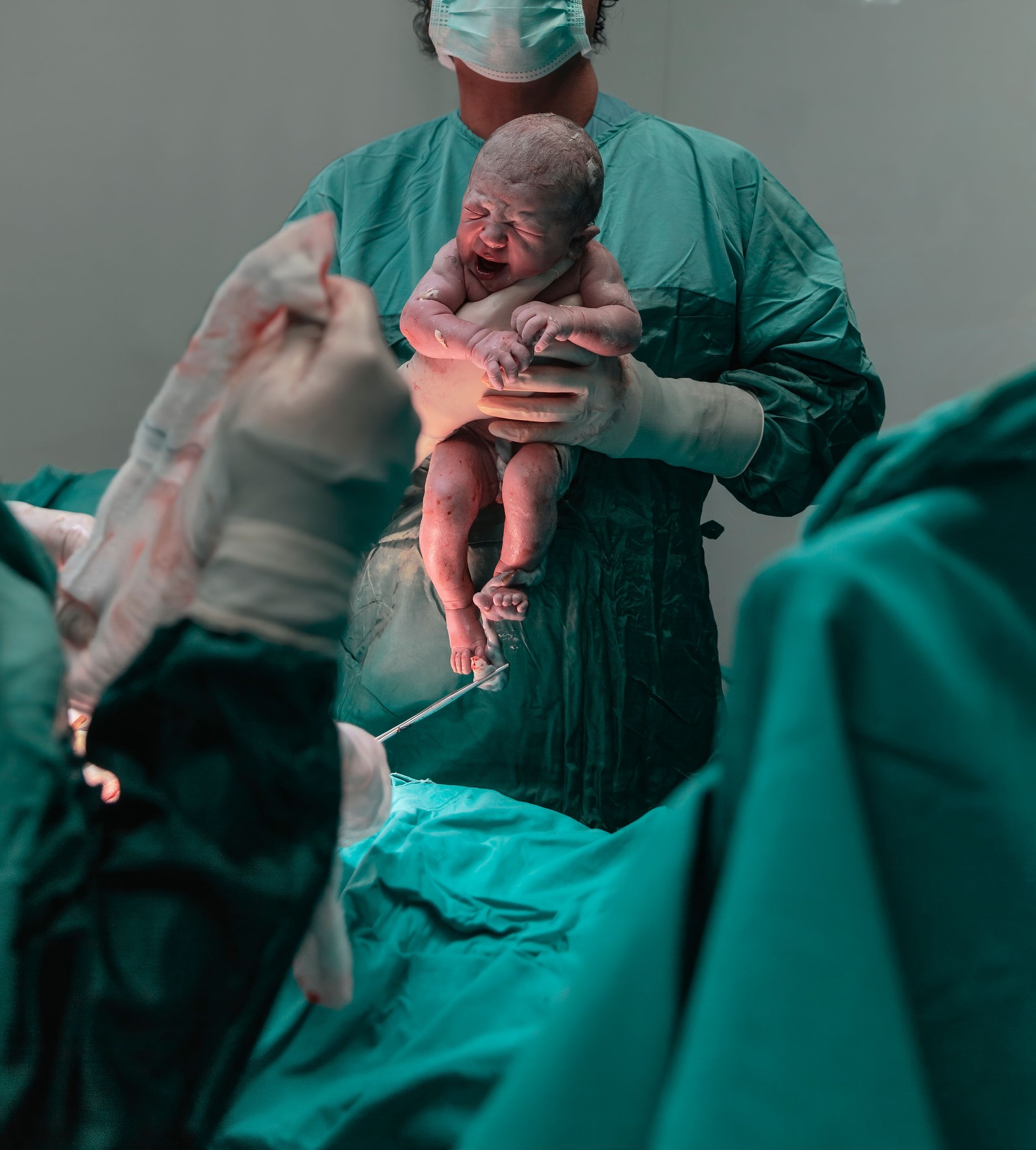 Baby's Birth Moment